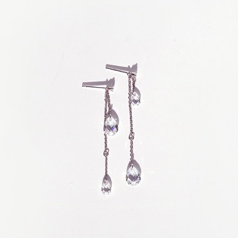 [silver 925] Water drop 실버 드롭 귀걸이